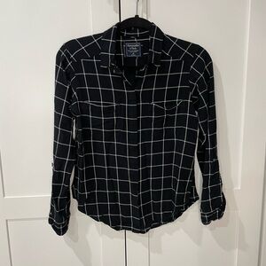 Vintage Y2K Abercrombie & Fitch Womens Plaid Shirt